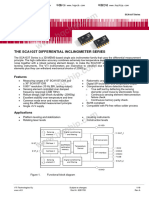 Data Sheet: The Sca103T Differential Inclinometer Series