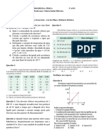 Lista Lei Ohm Potencia