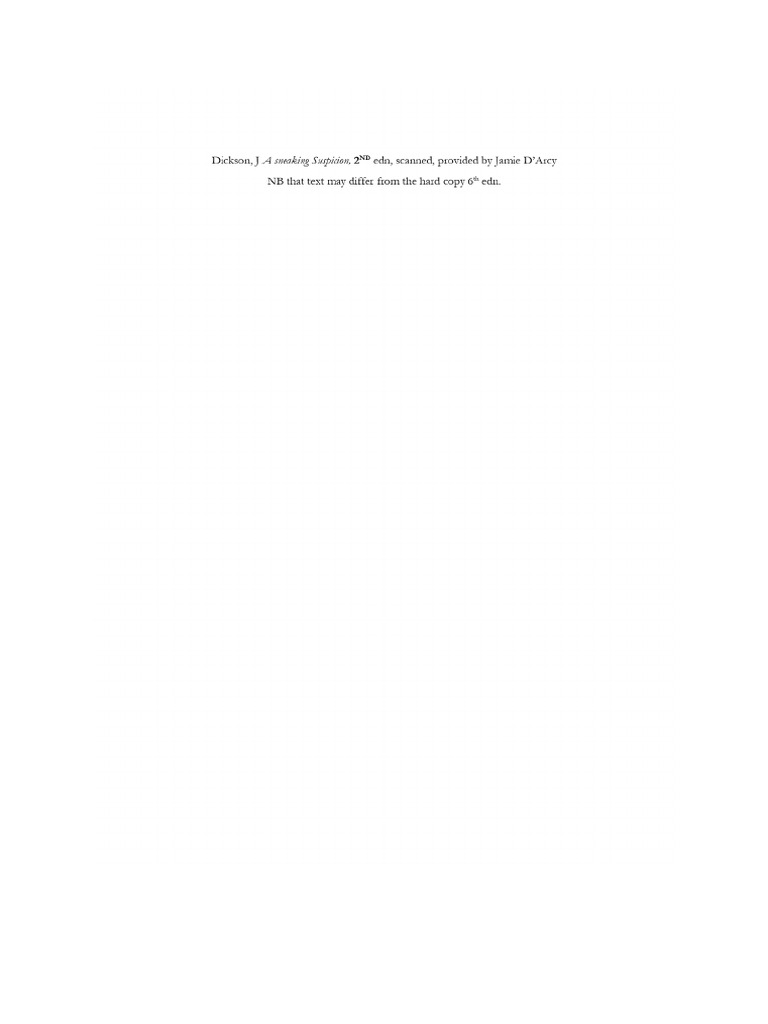 A Sneaking Suspicion PDF