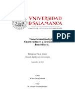 Transformación Digital. Smart Contracts y La Tokenización Inmobiliaria - Walter César Schmidt