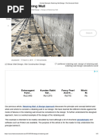 Worked Example - Retaining Wall Design - The Structural World