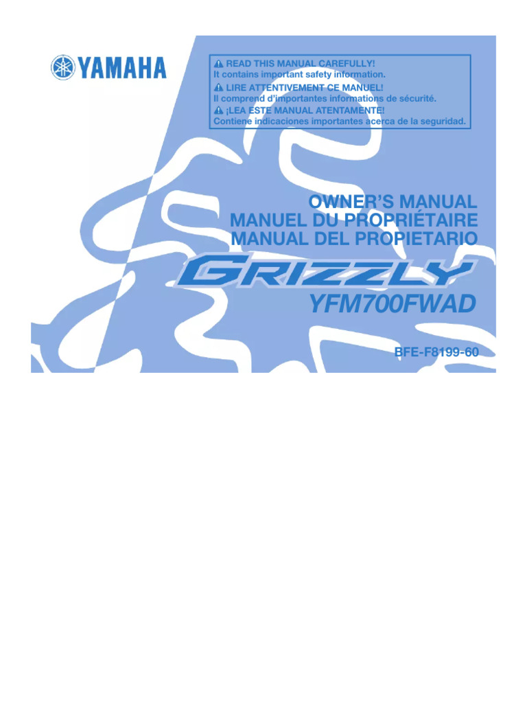 YAMAHA GRIZZLY 700 REPAIR MANUAL PDF visual data 6