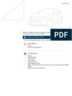 Vehicle System Report: Diagnostic Health Scan