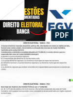 18 Questões de Direito Eleitoral - Banca - FGV