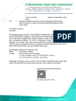 Undangan Rapat Pengawasan Dan Pengendalian Implementasi Norma, Standar Prosedur, Dan Kriteria (NSPK) Manajemen ASN Tahun 2023 (Internal)