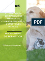 Acaced Attestation Connaissances Animaux Domestiques Elearning