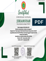 Sertifikat: Jiriansyah