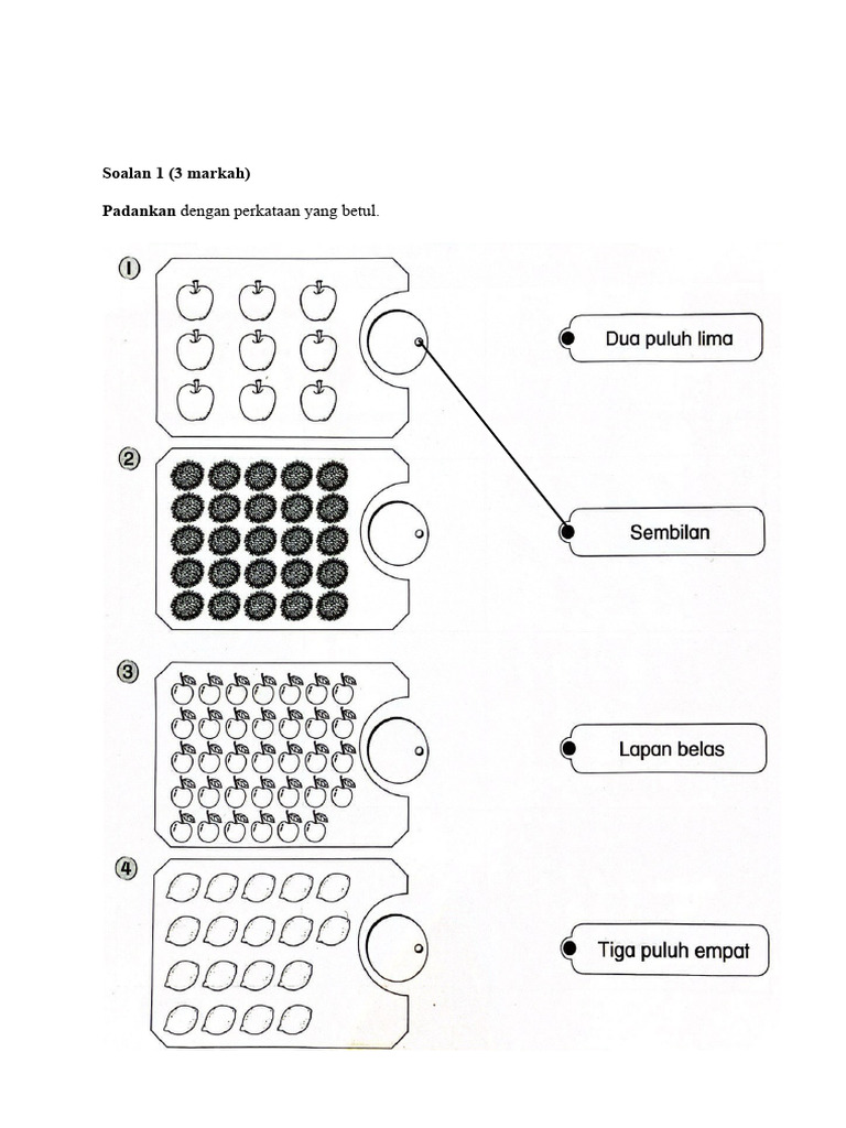  Matematik Tahun 1 2023:2024 