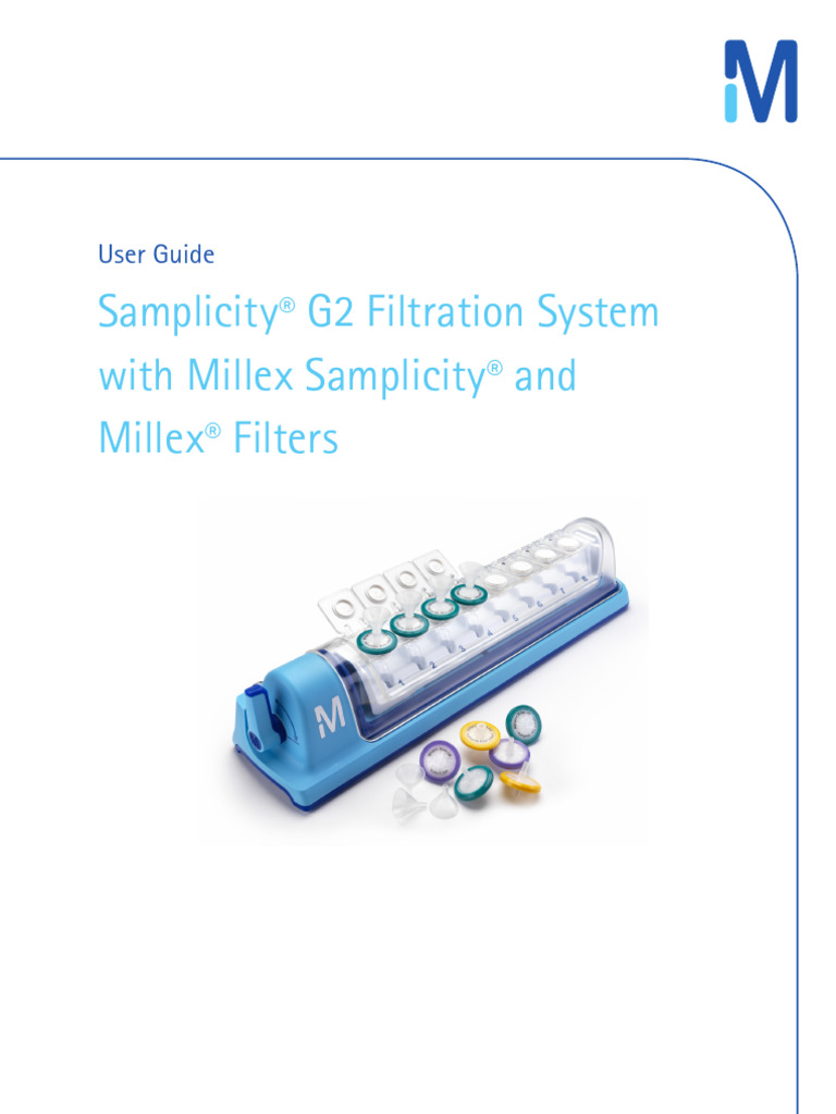 User Guide Samplicity G2 | PDF | Filtration | Ethanol