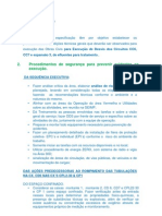 PROCEDIMENTOS DE SEGURANÇA PARA ASSENTAMENTO DAS COMPORTAS Ok