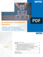 Unidad 4 Consejo Nacional de Normalización y Certificación de Competencias Laborales (CONOCER)