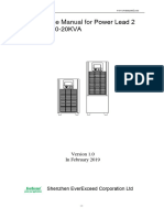 Maintenance Manual For Power Lead 2 3 P Series 10-20KVA: in February 2019