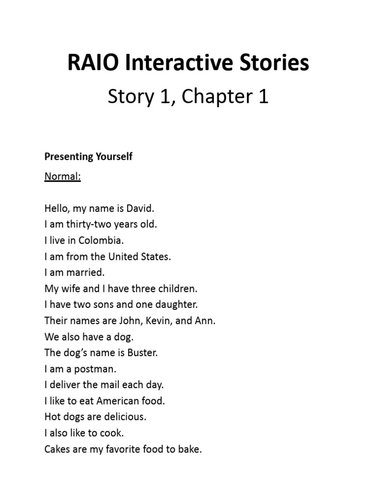 Raio One: Interactive Story Chapter 1 | PDF