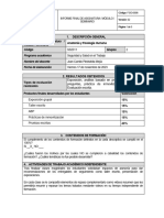 Formato Informe Final de Asignatura - Anatomía y Fisiología Humana