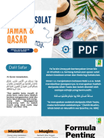 Siri 1 Ebook Percuma Panduan Solat Jamak & Qasar