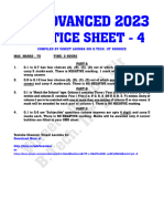 Adv Practice Sheet - 4
