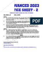 Adv Practice Sheet - 2