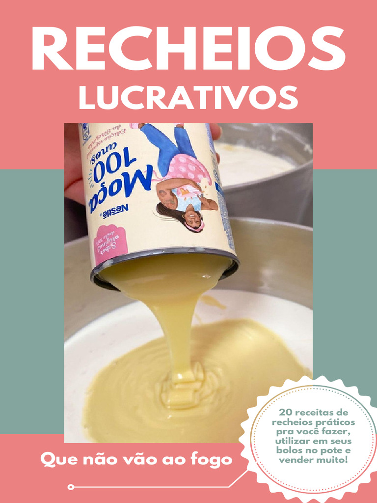 E Book Recheios Lucrativos Que Nao Vao Ao Fogo