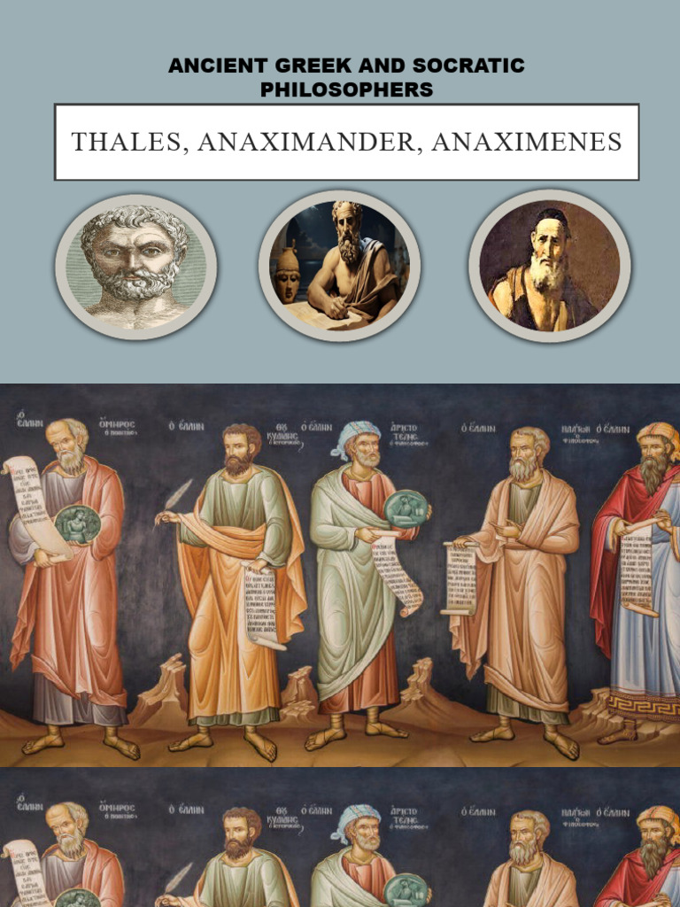 Thales Anaximander Anaximenes 121052 Pdf