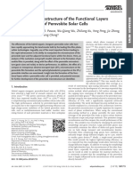 Advanced Materials - 2017 - Huang - Effect of The Microstructure of The Functional Layers On The Efficiency of Perovskite