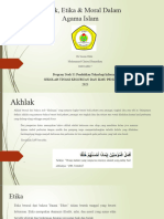 Akhlak, Etika & Moral Dalam M. Chairul Ramadhan 3062346017
