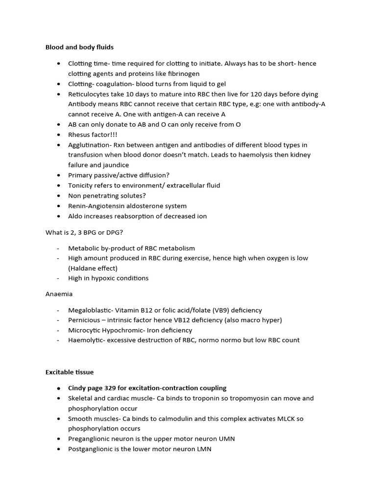 Notes Physiology | PDF | Diastole | Luteinizing Hormone