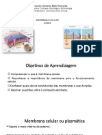 Aula 2 - Membrana Celular (Parte 1)