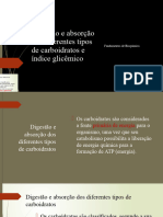 AULA 06 - N038Digestão - Absorção - Carboidrato