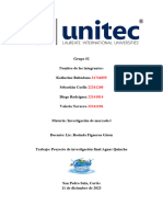 Aguas Quincho Proyecto de Investigacion Final - Investigacion de Mercado 1