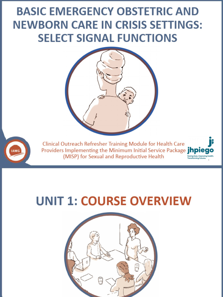 BEmONC Training for Crisis Settings | PDF | Childbirth | Maternal Death