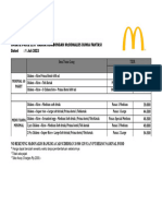 Menu MCD