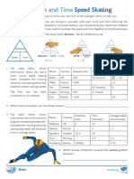 t3 M 4644 Speed Distance and Time Speed Skating Low Ability Activity Sheet English English Ver 1