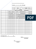 Modelo de Planilla Semanal Salario A Destajo