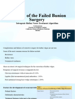 Revision of Failed Bunion Surgery