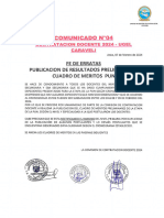 COMUNICADO 04-CONTRATACION DOCENTE 2024