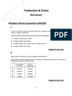 Chapter2 Production&Costs Worksheet