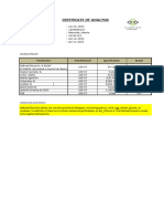 COA Refined Glycerin