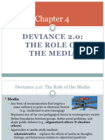 Chapter 4 (Deviance 2.0 - The Role of The Media) Lecture Outline - Short Version