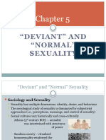 Chapter 5 (Deviant and Normal Sexuality) Lecture Outline