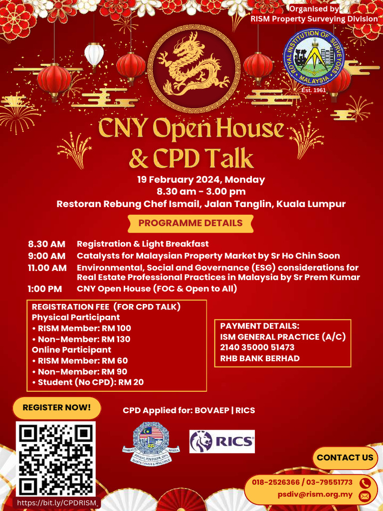 CNY Open House & CPD Talk 2024 | PDF | Real Estate Appraisal | Economies