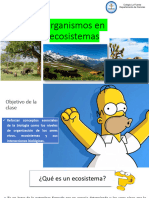 Clase N1 Organismos en Ecosistemas y Cambio Climatico