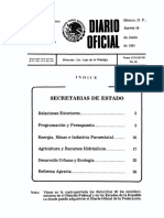 Diario Oficial: Secretarias de Estado