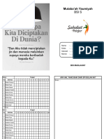 Mutaba'ah Yaumiyah Jurnal Syukur SPI