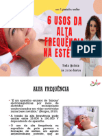 #Aula34 - 6 USOS DA ALTA FREQUÊNCIA NA ESTÉTICA