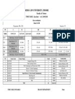 B.Sc. VI Sem CS Time Table Jan 2024