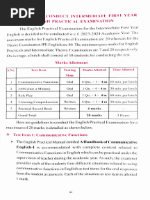Junior Inter English Practicals Handbook