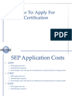 How To Apply INCOSE ASEP-CSEP Certification