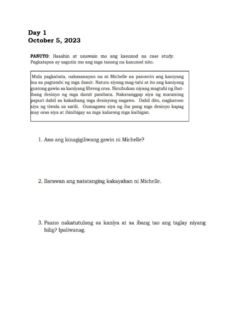 Formative Assessment | PDF