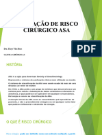 Aula 2. Avaliação de Risco Cirúrgico Asa