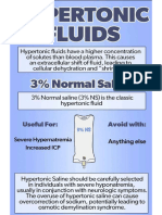 Hypertonic Fluids